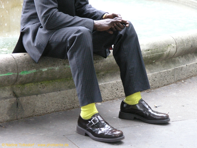 gelbe Socken